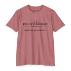 Pain Is Temporary "Iron Mind" Motivational T-Shirt — Fitness Gym Workout Tee
