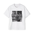 Oversized Tee _ Outwork The Ego Graphic Tee — Motivational Oversized Men’s T-Shirt