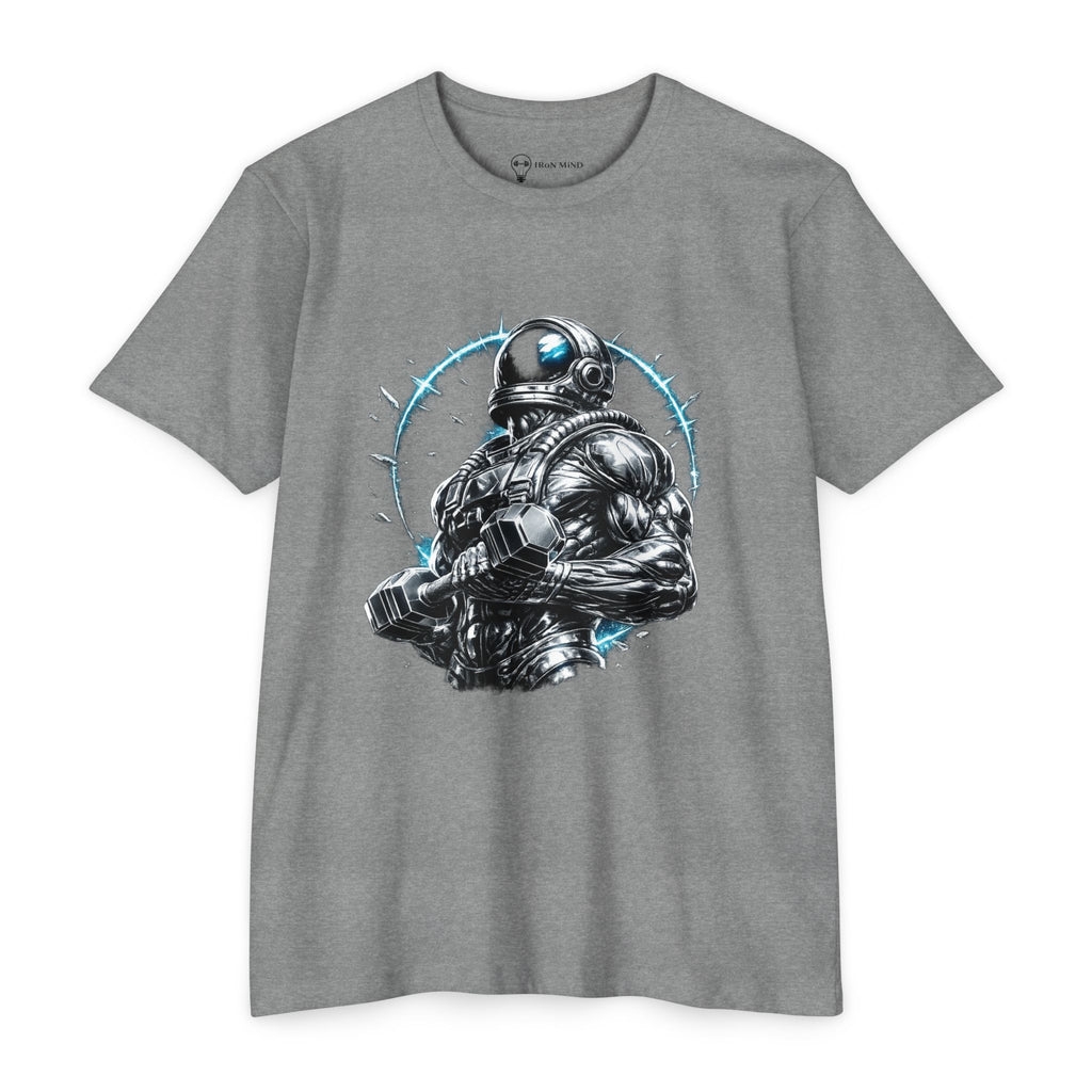 Astronaut Graphic T-Shirt — 'Iron Mind' Back Logo Space Tee