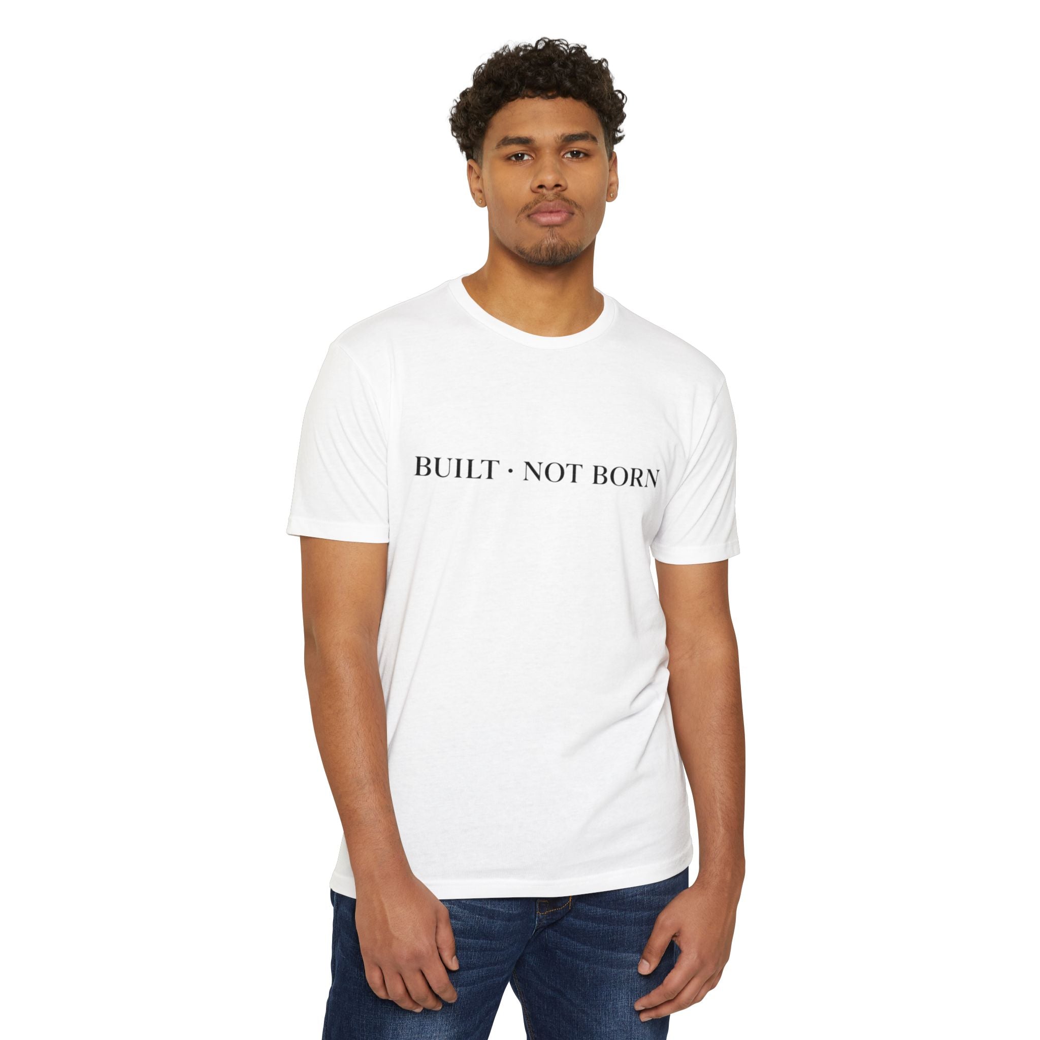 Built Not Born T-Shirt — 'Iron Mind' Motivational Tee