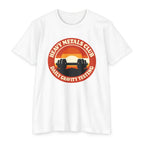 Heavy Metals Club T‑Shirt — "Daily Gravity Testing" Retro Weightlifting Tee