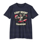 Lightweight Champion T-Shirt — Funny Boxing Gorilla Graphic Tee