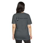 She Lifts, She Leads Women’s Gym T-Shirt — Kettlebell & Dumbbell Fitness Tee