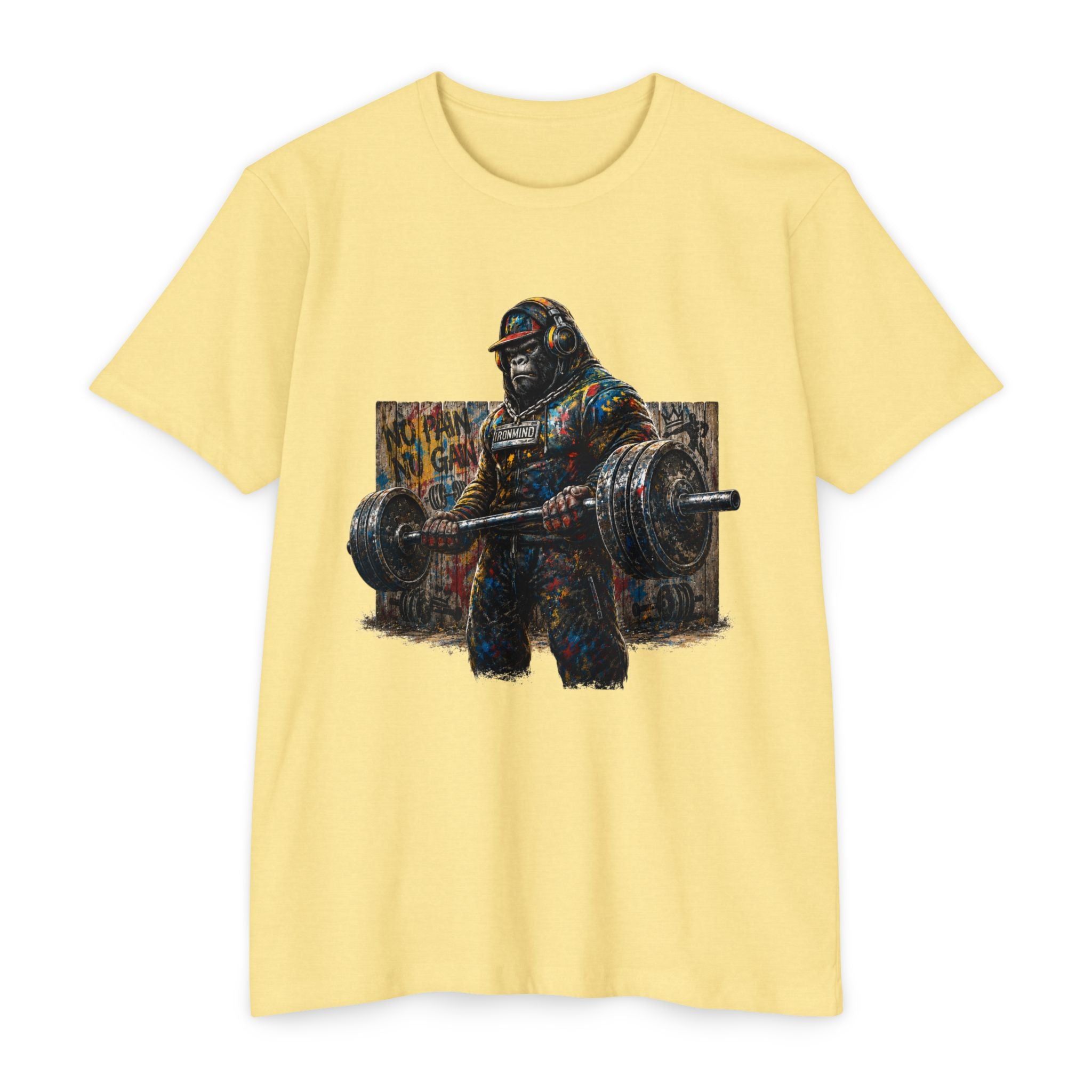 Gorilla Powerlifting T-Shirt — Strong Ape Gym Tee