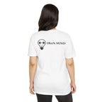 Work & Grow T-Shirt — Fitness Motivational Tee with Dumbbell Graphic