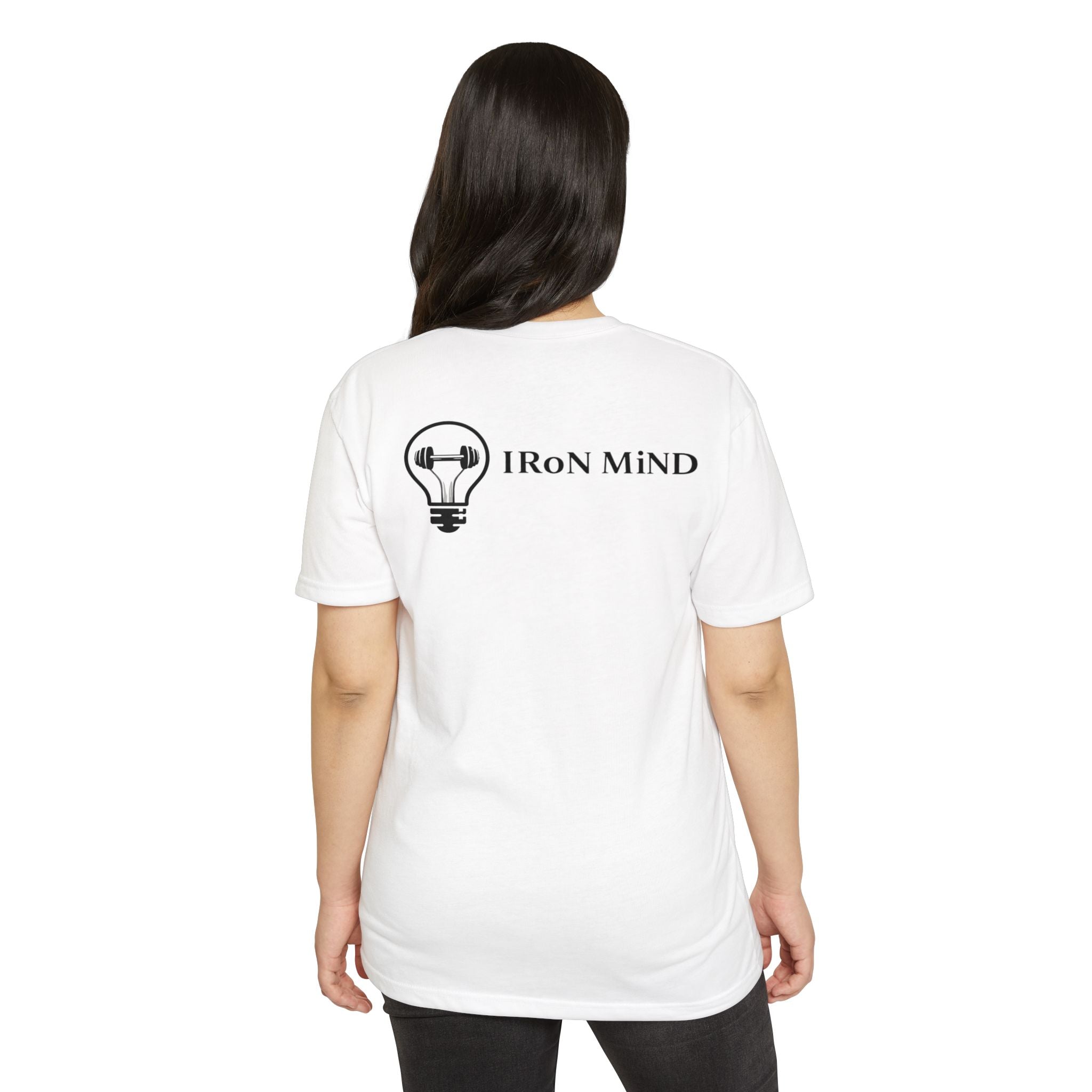 Work & Grow T-Shirt — Fitness Motivational Tee with Dumbbell Graphic