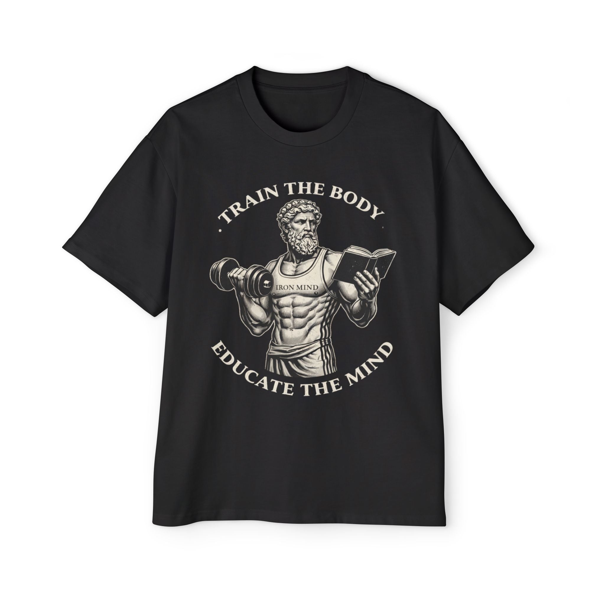 Oversized Tee _ Train the Body, Educate the Mind Tee