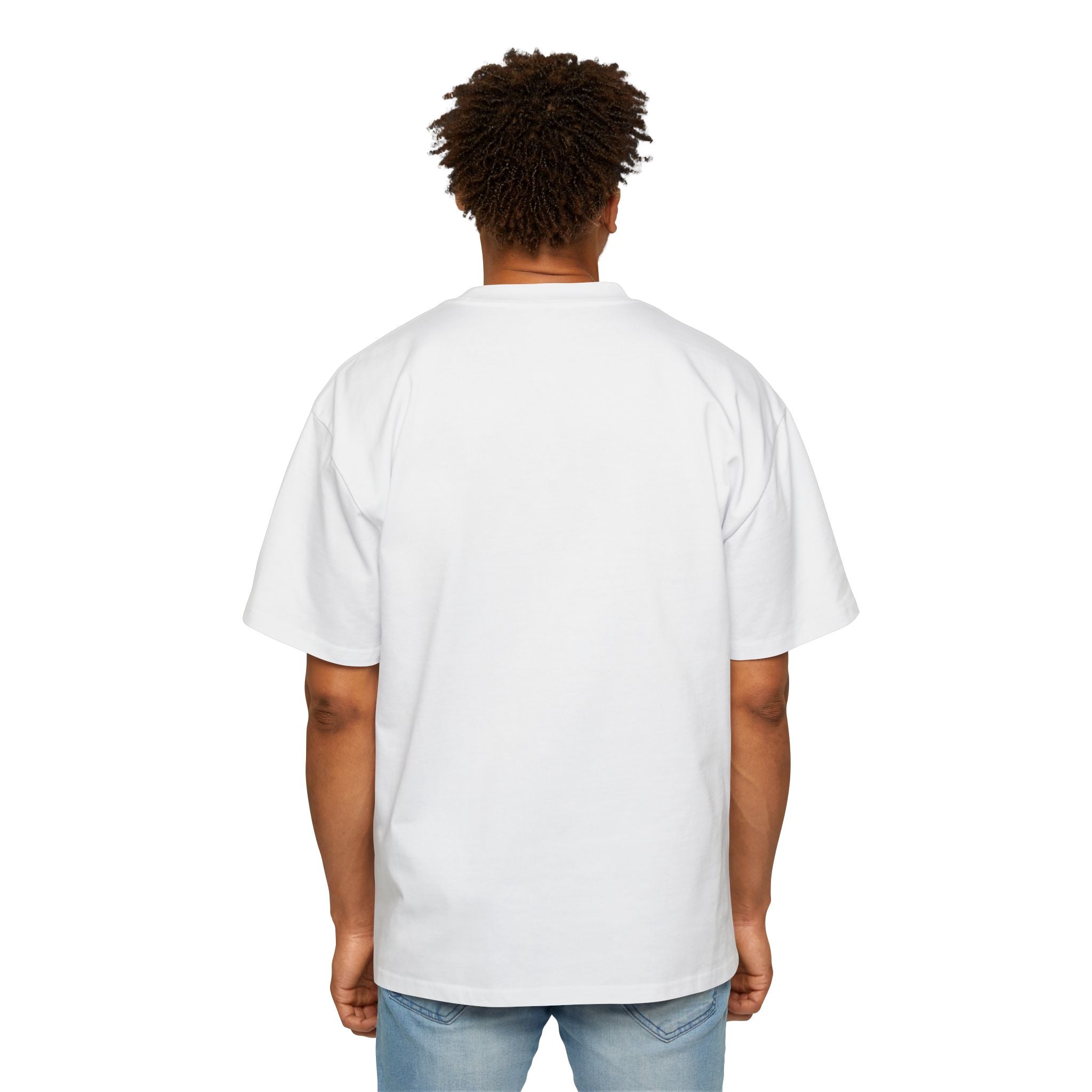 Oversized Tee _ Built Not Born T‑Shirt — Men's Oversized Motivational Tee