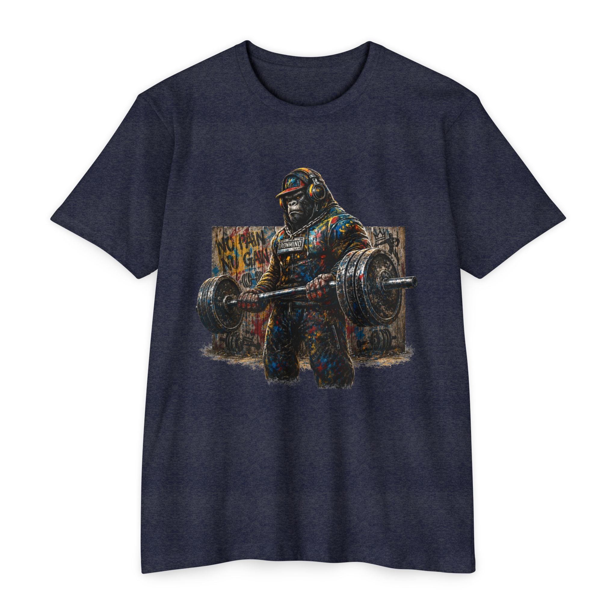 Gorilla Powerlifting T-Shirt — Strong Ape Gym Tee