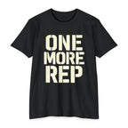 One More Rep T-Shirt — Motivational Gym Workout Tee