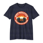 Heavy Metals Club T-Shirt — "Daily Gravity Testing" Weightlifting Tee