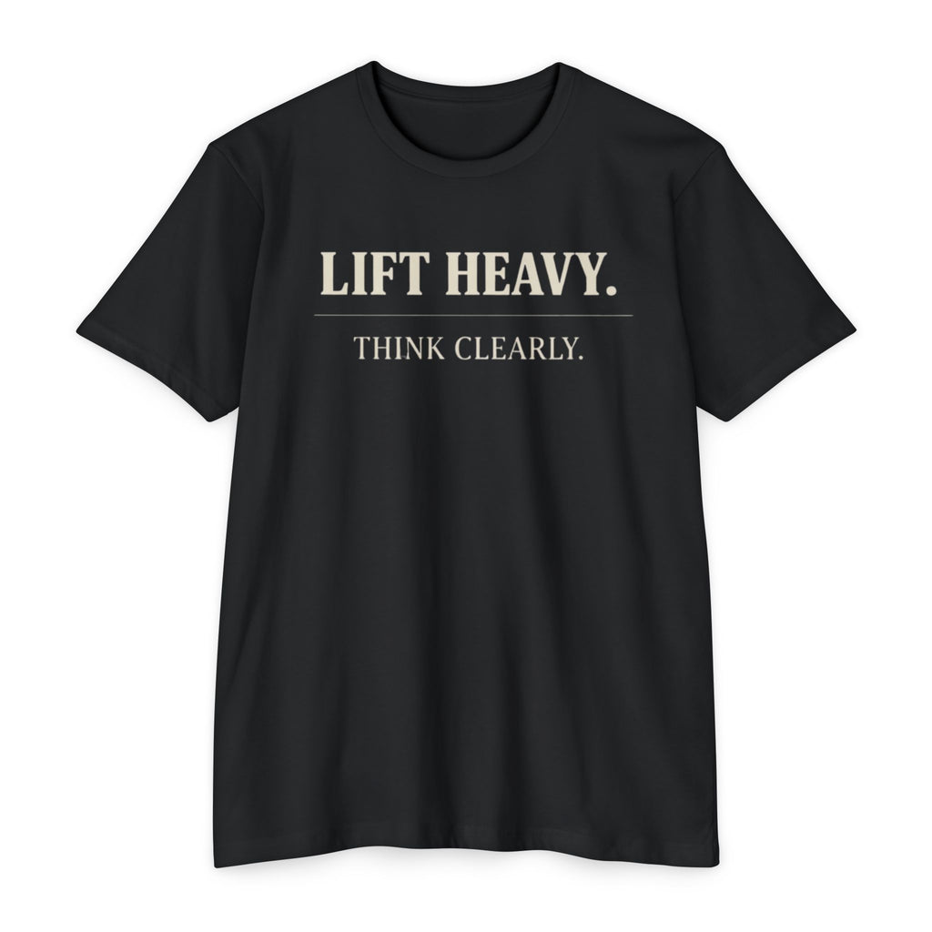 Lift Heavy and Think Clearly - T-Shirt