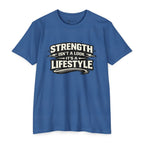 Strength Isn't a Look—It's a Lifestyle T-Shirt — Iron Mind Gym Tee