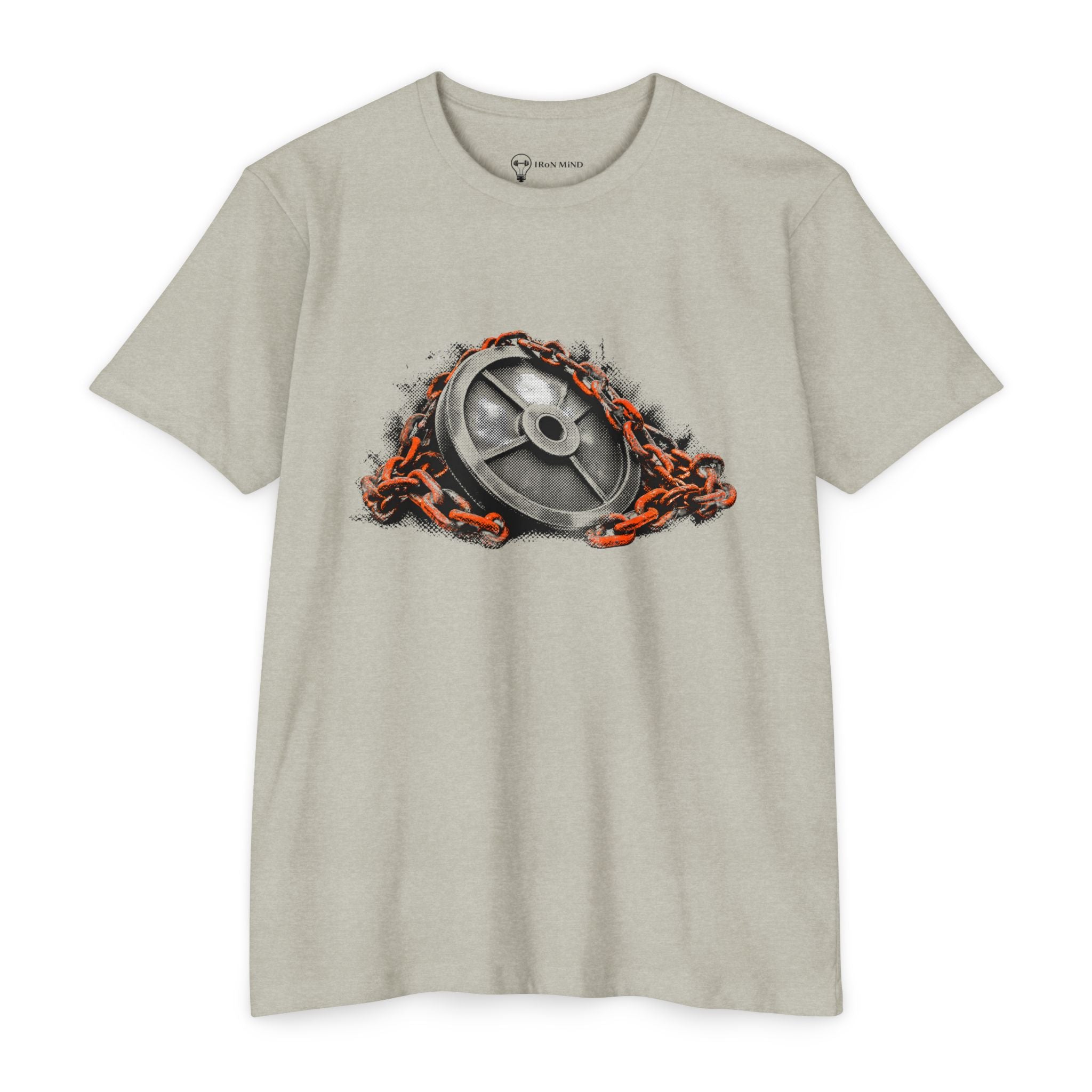 Weight Plate & Chains T-Shirt — Iron Mind Fitness Tee