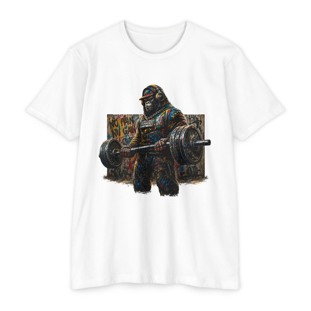 Gorilla Powerlifting T-Shirt — Strong Ape Gym Tee