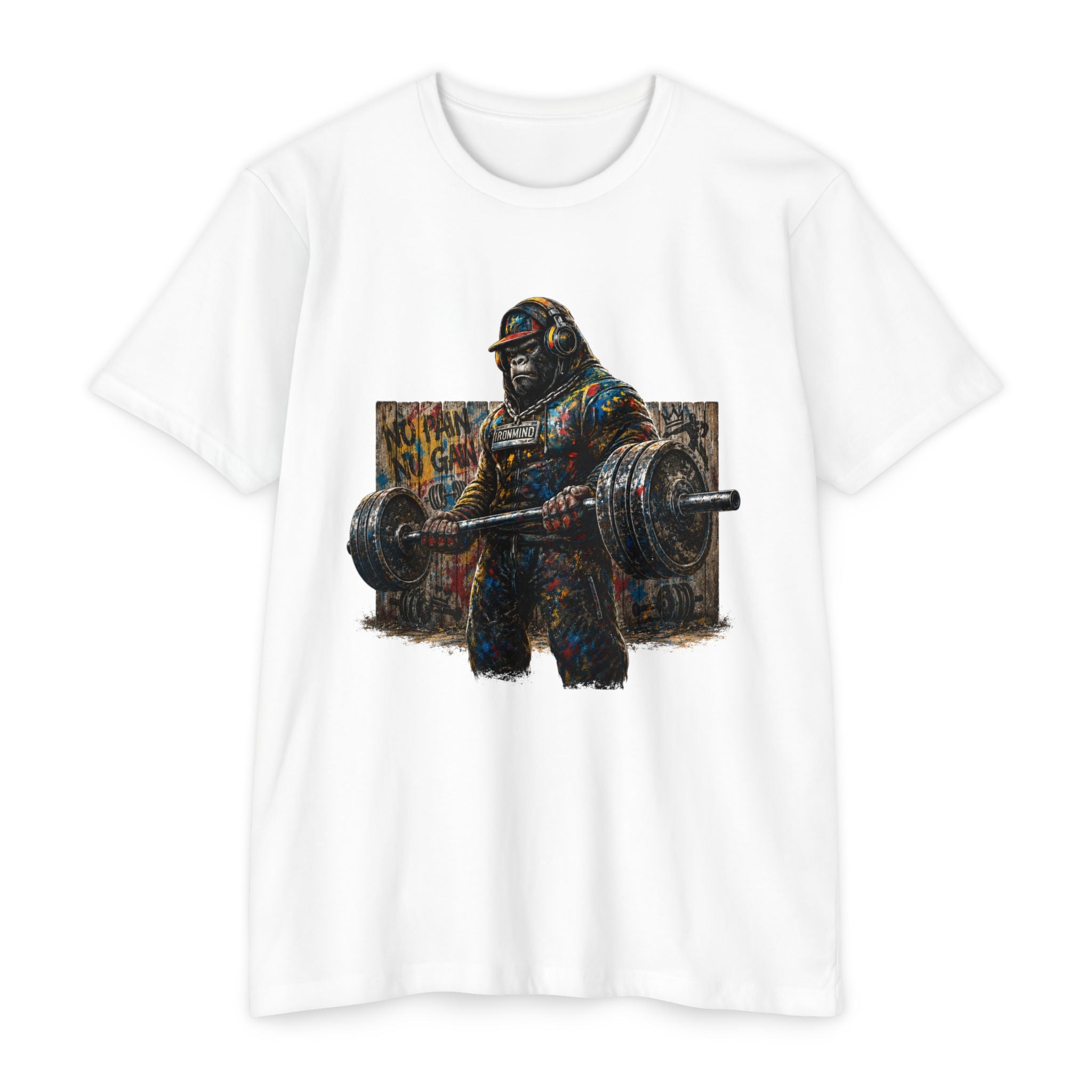 Gorilla Powerlifting T-Shirt — Strong Ape Gym Tee