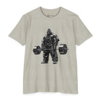 Deadlifting Gorilla T-Shirt — "Iron Mind" Gym Tee for Lifters