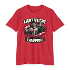 Lightweight Champion T-Shirt — Funny Boxing Gorilla Graphic Tee