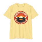 Heavy Metals Club T‑Shirt — "Daily Gravity Testing" Retro Weightlifting Tee