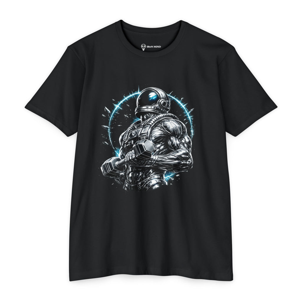 Astronaut Graphic T-Shirt — 'Iron Mind' Back Logo Space Tee