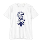 Greek Statue & Warrior T-Shirt — Classical Myth Inspired Tee
