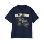 Oversized _ Keep High Weight Plates Gym Tee — Men's Fitness Workout Shirt