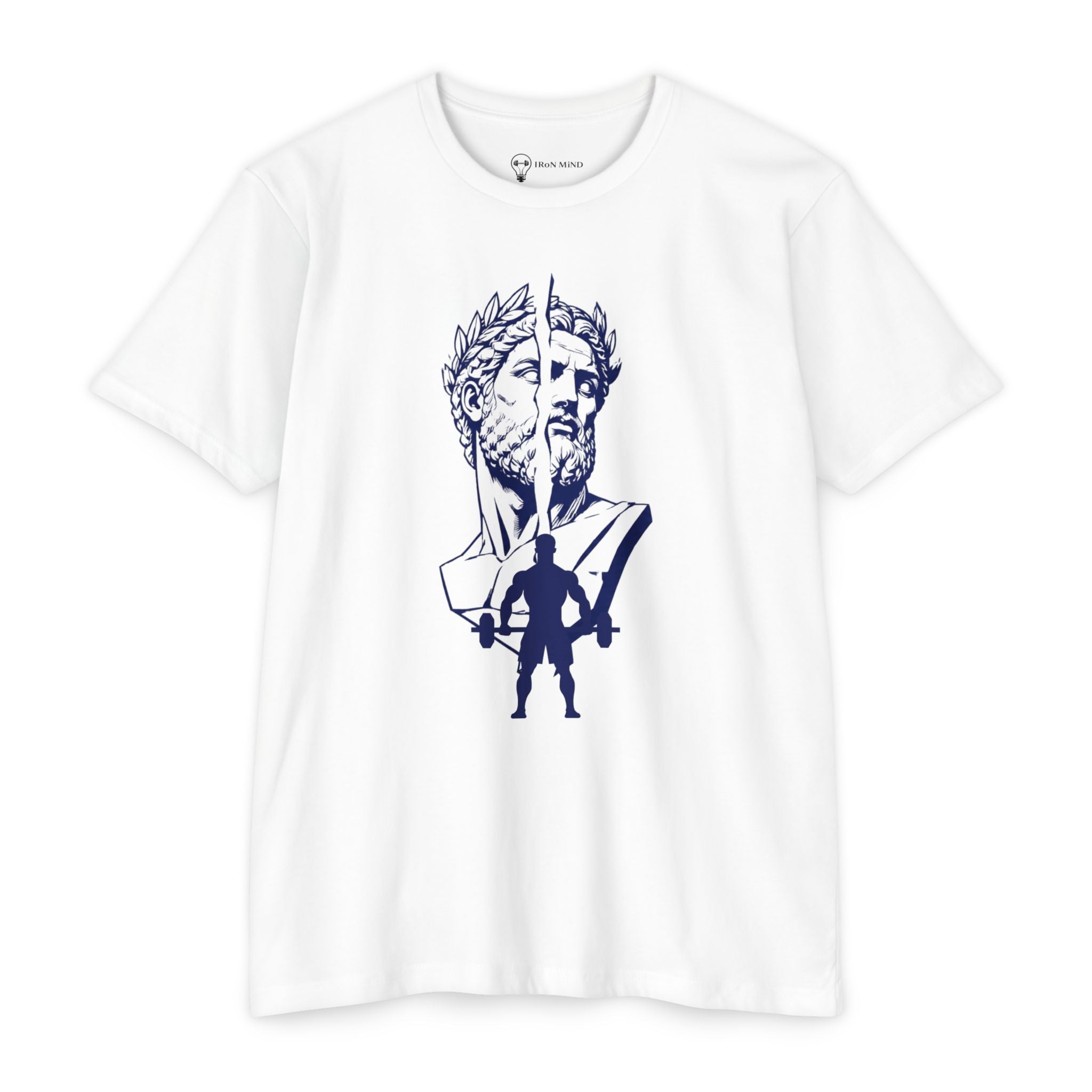 Stoic Warrior 2.0 T-Shirt — Iron Mind Bust Graphic Tee