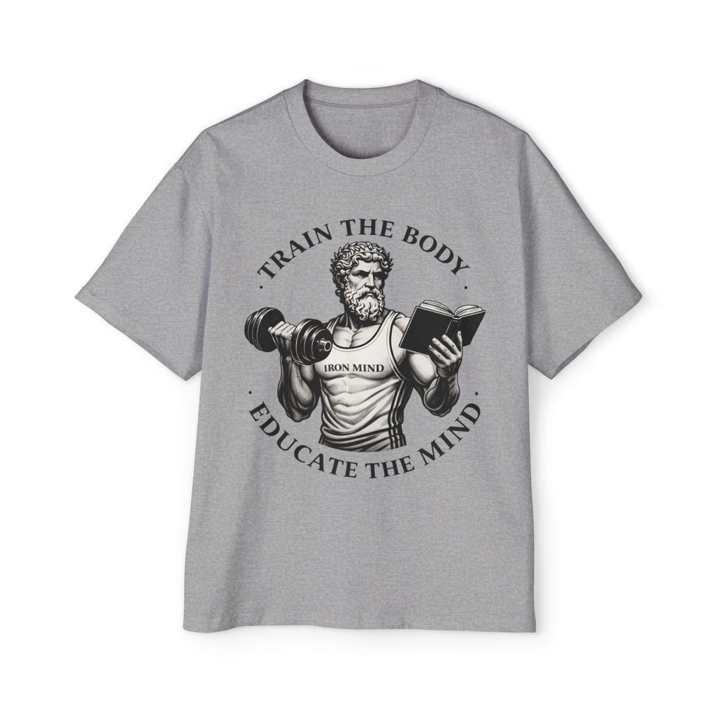 Oversized Tee _ Train the Body, Educate the Mind Tee