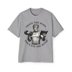 Oversized Tee _ Train the Body, Educate the Mind Tee