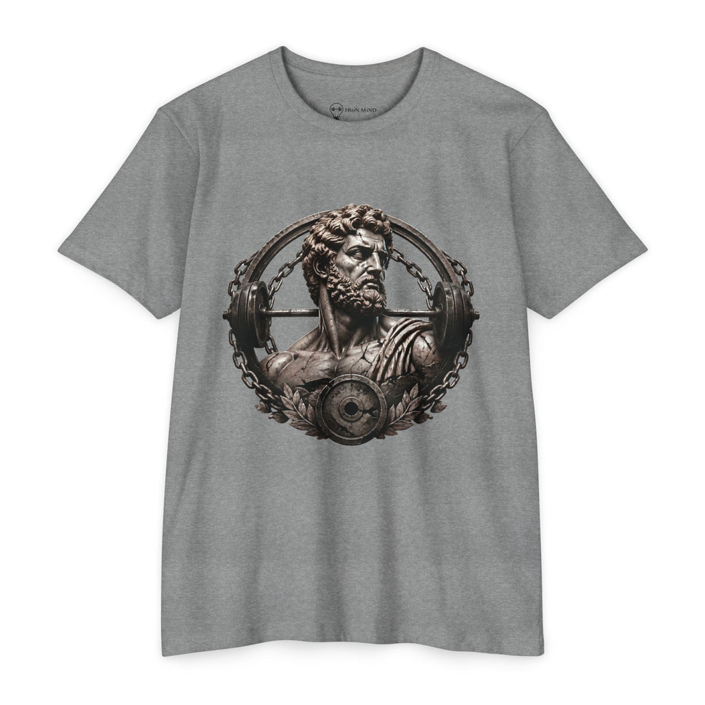 Stoic Warrior T-Shirt — 'Iron Mind' Bust Graphic