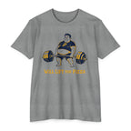 Will Lift for Pizza T-Shirt — Funny Weightlifting Gym Tee