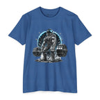 Weightlifting Astronaut T-Shirt — 'Iron Mind' Gym Tee