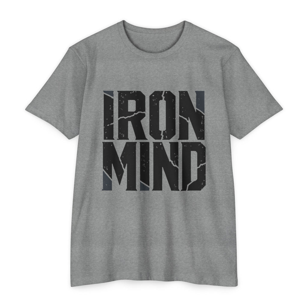 Iron Mind T-Shirt — Distressed Bold Fitness Tee for Gym & Motivational Wear