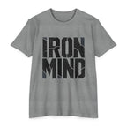Iron Mind T-Shirt — Distressed Bold Fitness Tee for Gym & Motivational Wear