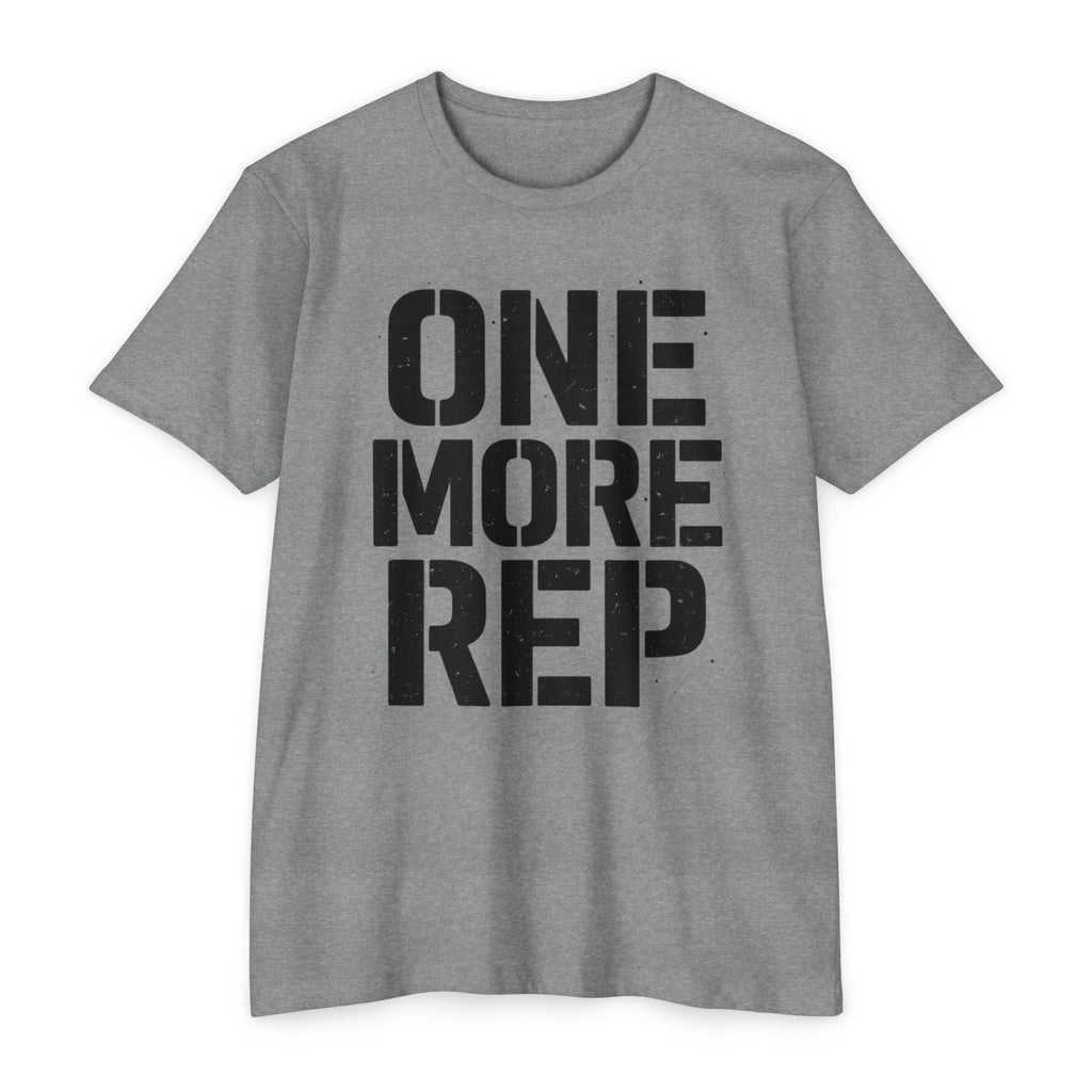 One More Rep T-Shirt — Motivational Gym Workout Tee