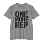 One More Rep T-Shirt — Motivational Gym Workout Tee