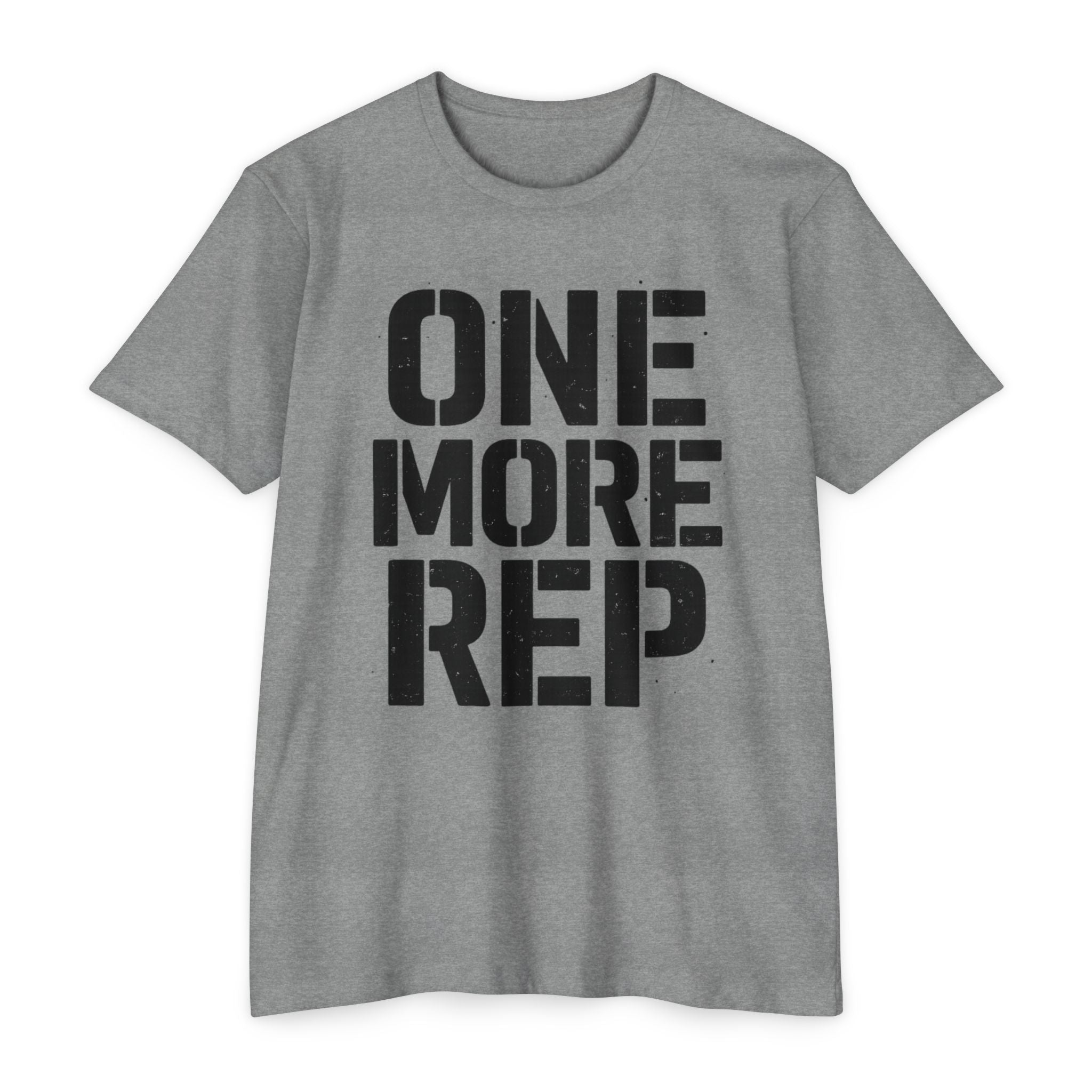 One More Rep T-Shirt — Motivational Gym Workout Tee