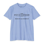 Pain Is Temporary "Iron Mind" Motivational T-Shirt — Fitness Gym Workout Tee