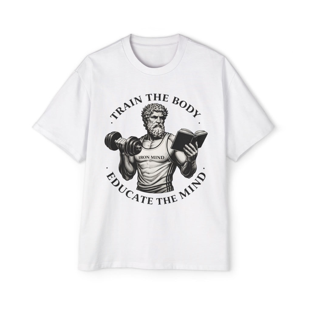 Oversized Tee _ Train the Body, Educate the Mind Tee