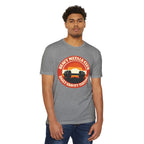 Heavy Metals Club T-Shirt — "Daily Gravity Testing" Weightlifting Tee