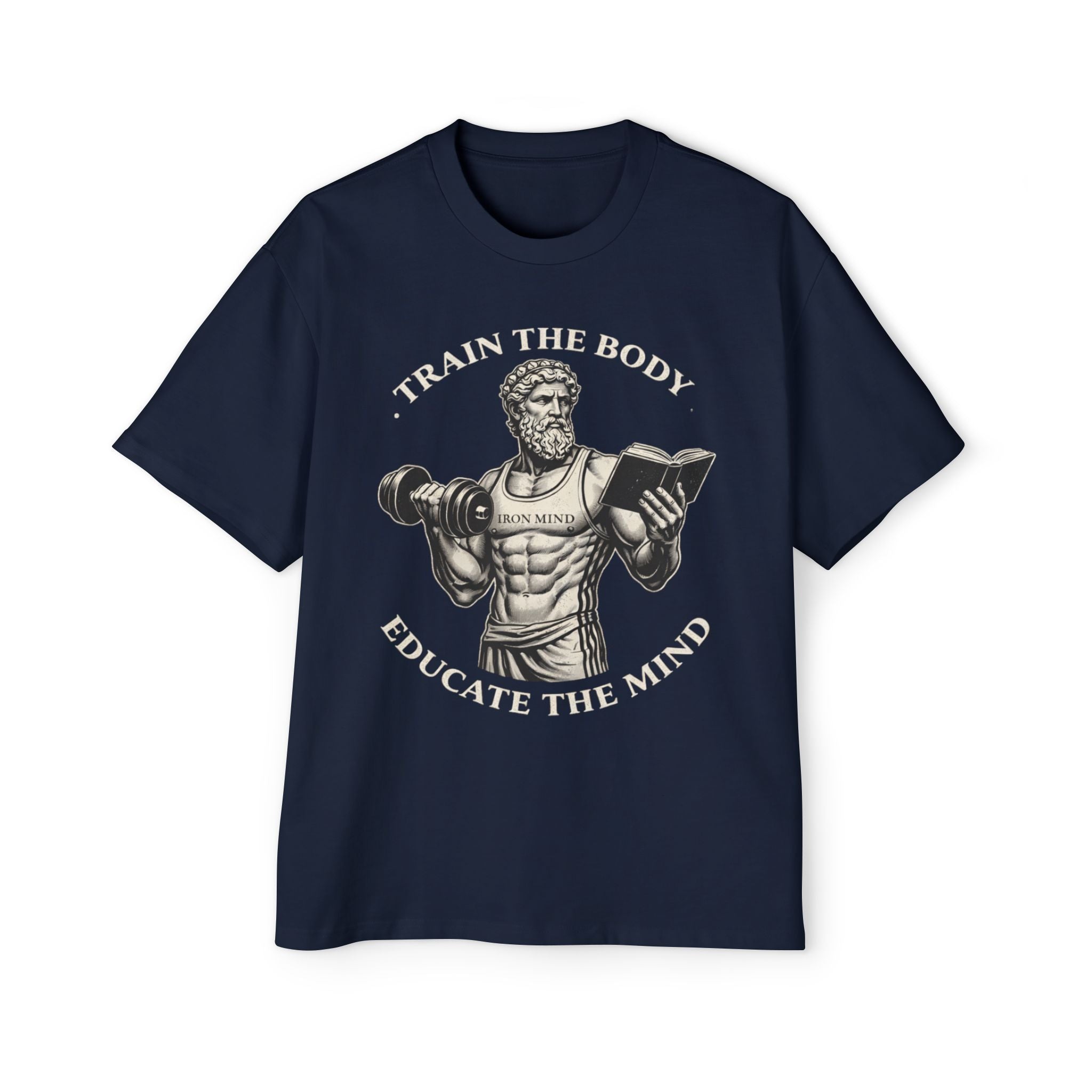 Oversized Tee _ Train the Body, Educate the Mind Tee