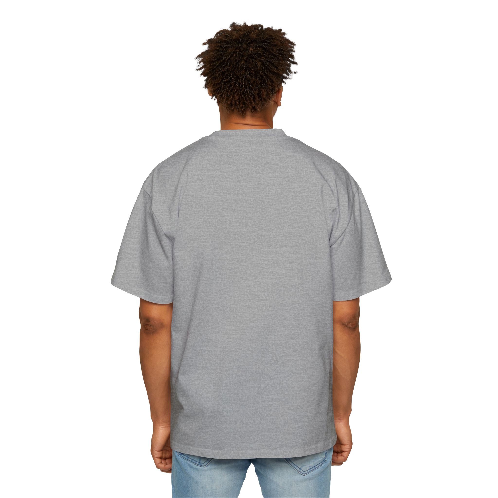 Oversized Tee _ Built Not Born T‑Shirt — Men's Oversized Motivational Tee